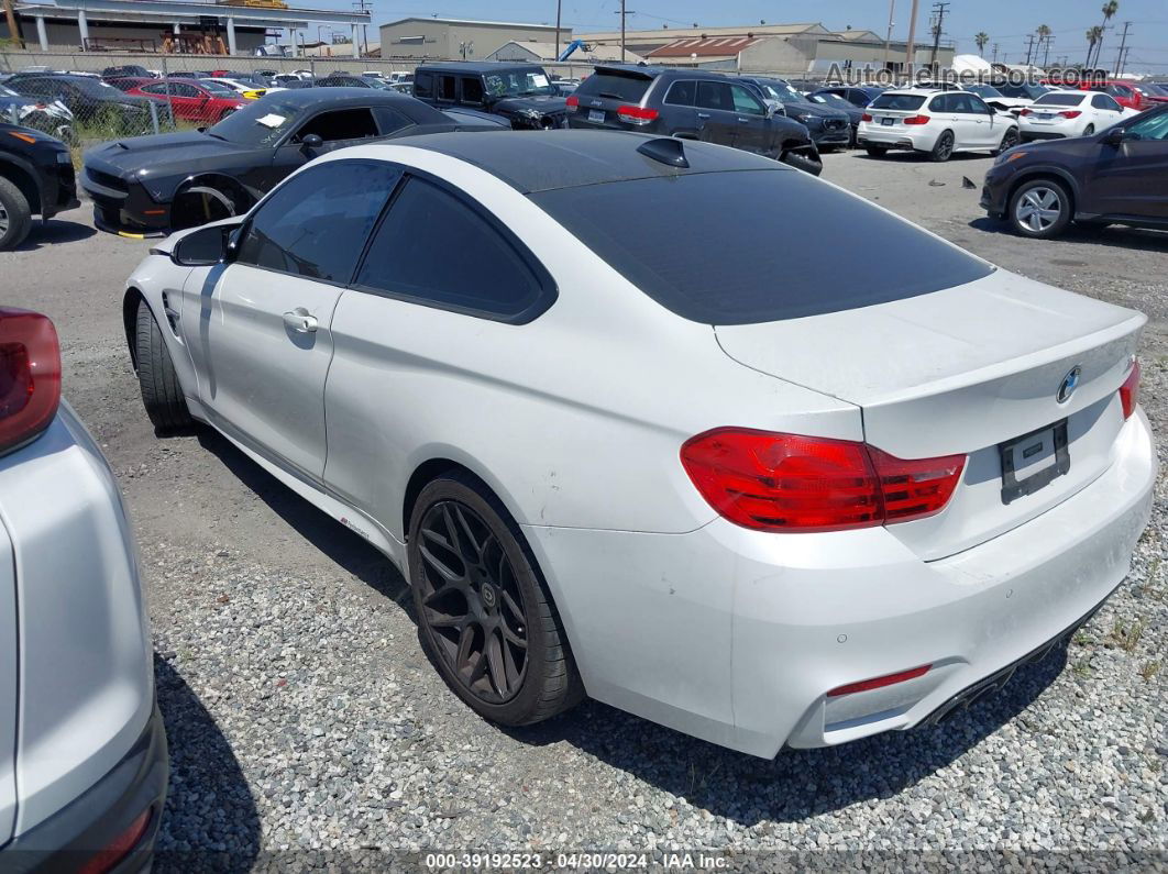 2015 Bmw M4   White vin: WBS3R9C52FK334082