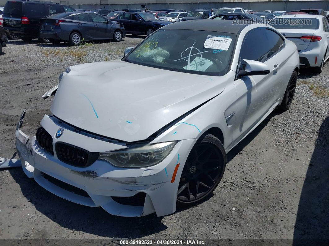 2015 Bmw M4   White vin: WBS3R9C52FK334082