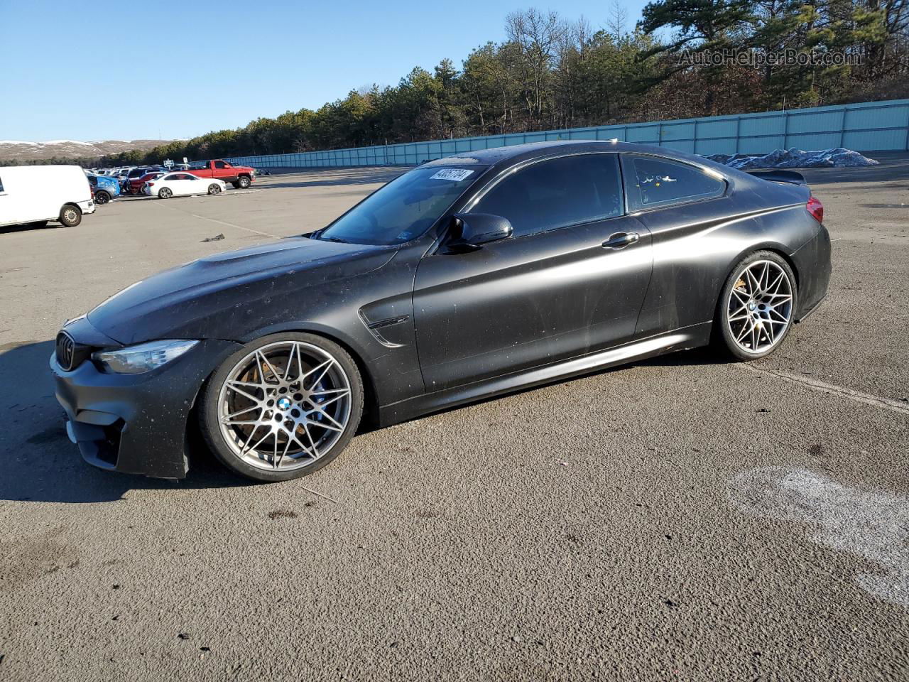 2015 Bmw M4  Black vin: WBS3R9C53FF708594