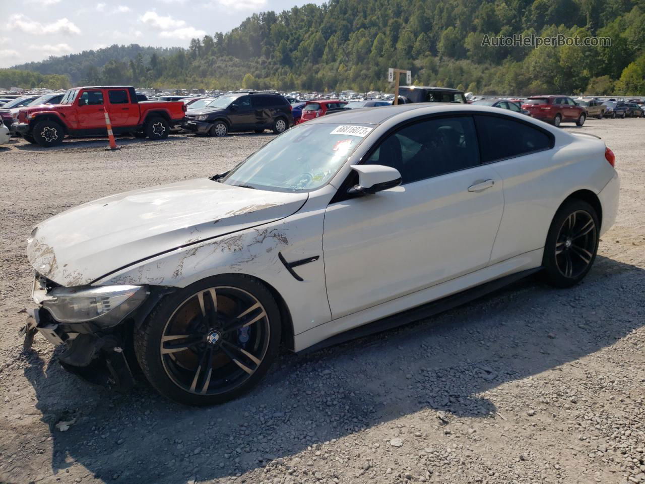 2015 Bmw M4  Белый vin: WBS3R9C53FF708630