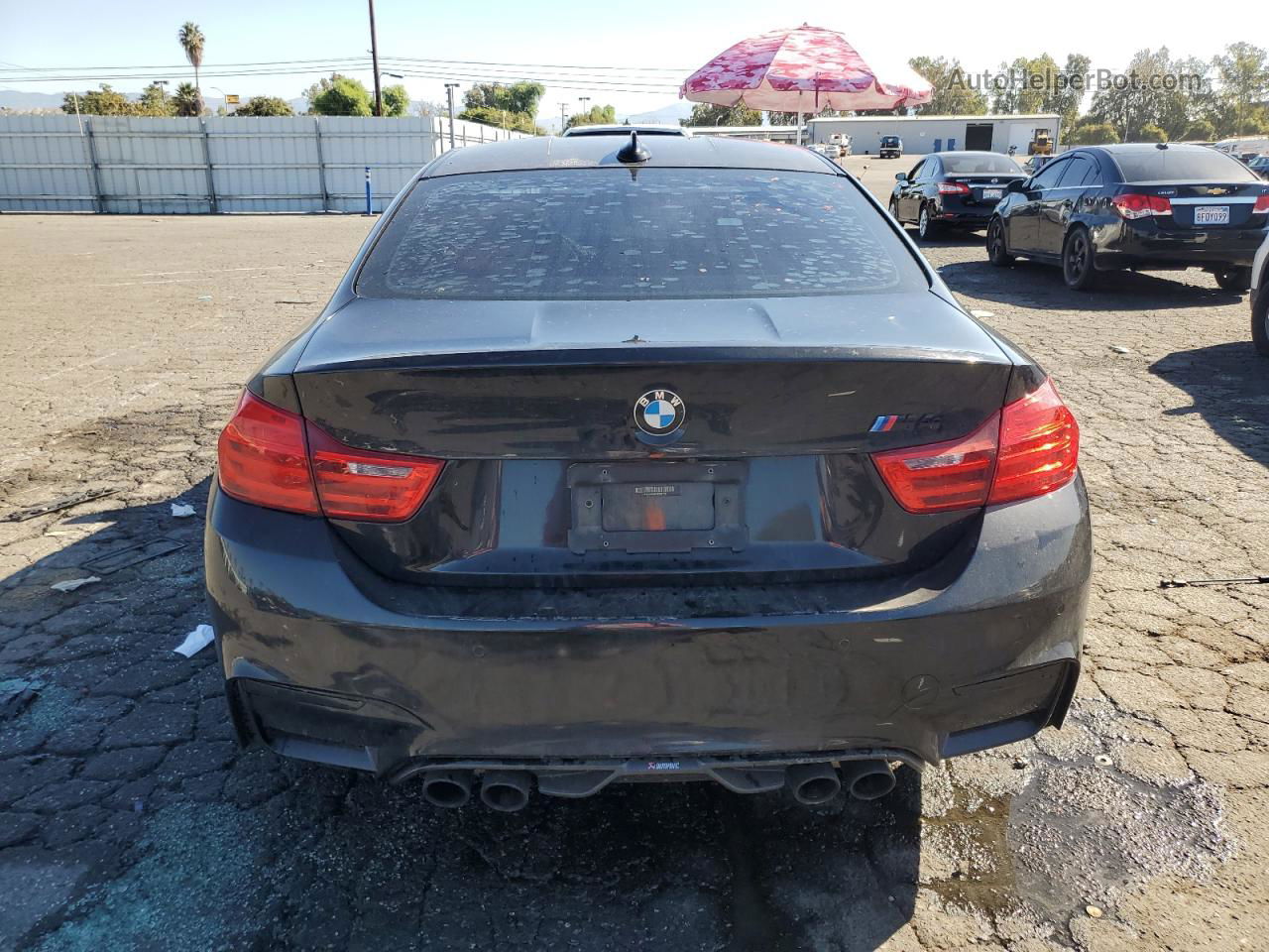 2015 Bmw M4  Black vin: WBS3R9C53FF708708