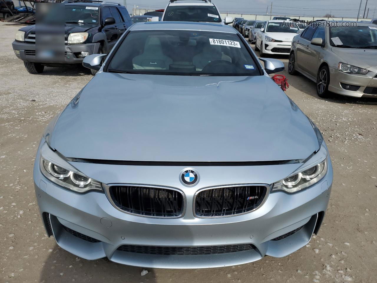 2015 Bmw M4  Gray vin: WBS3R9C53FK331398