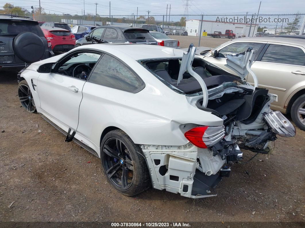 2015 Bmw M4 White vin: WBS3R9C53FK331594