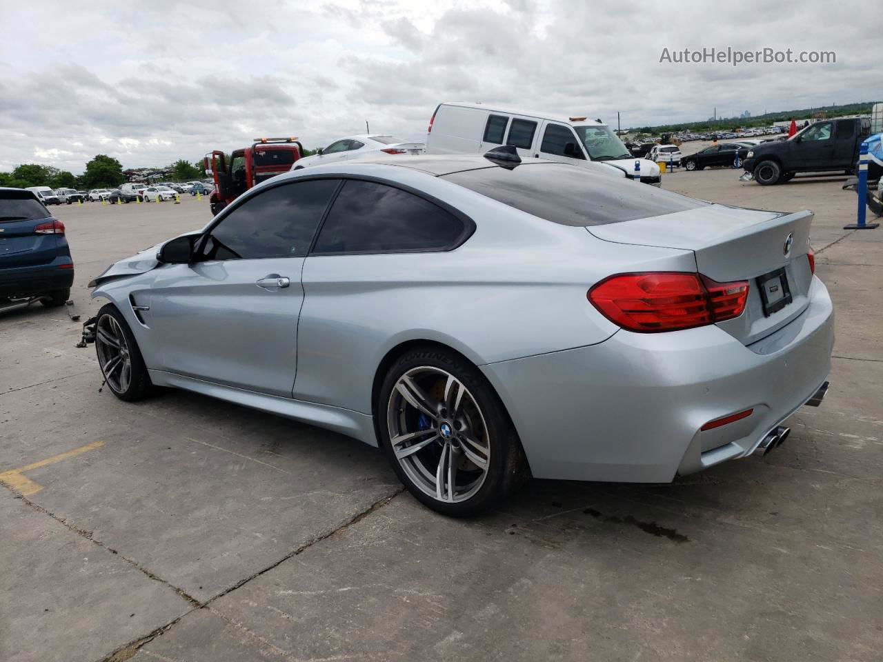 2015 Bmw M4  Silver vin: WBS3R9C54FK329112