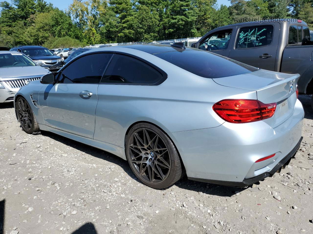 2015 Bmw M4  Silver vin: WBS3R9C54FK329921