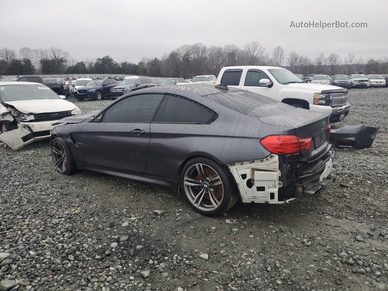 2015 Bmw M4  Charcoal vin: WBS3R9C54FK330180