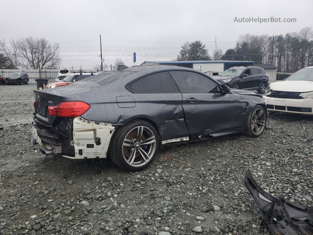 2015 Bmw M4  Charcoal vin: WBS3R9C54FK330180