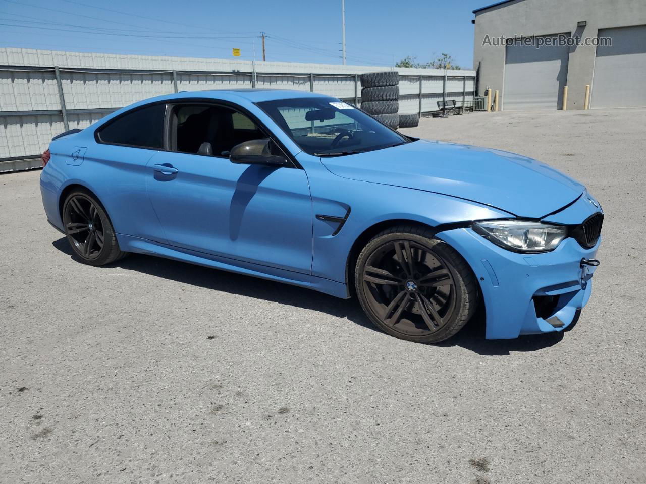 2015 Bmw M4  Blue vin: WBS3R9C54FK334004