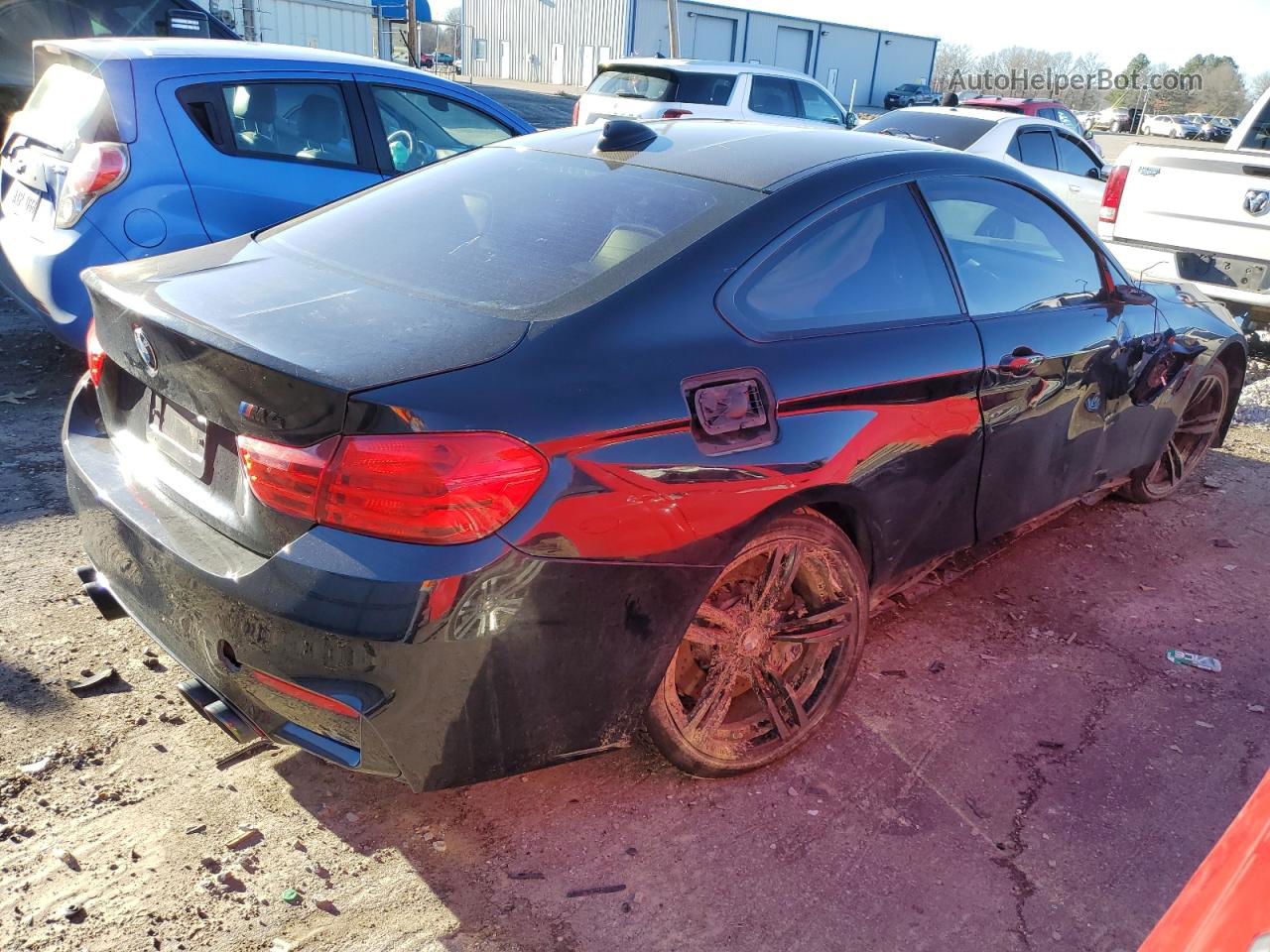 2015 Bmw M4  Black vin: WBS3R9C54FK334438