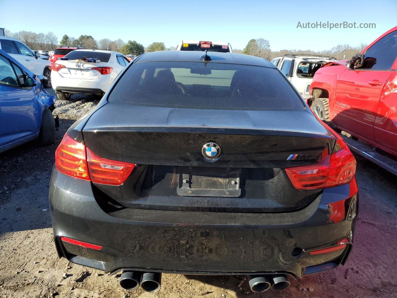 2015 Bmw M4  Black vin: WBS3R9C54FK334438