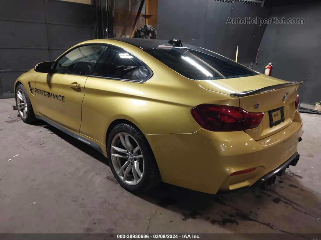 2016 Bmw M4   Yellow vin: WBS3R9C54GK337406