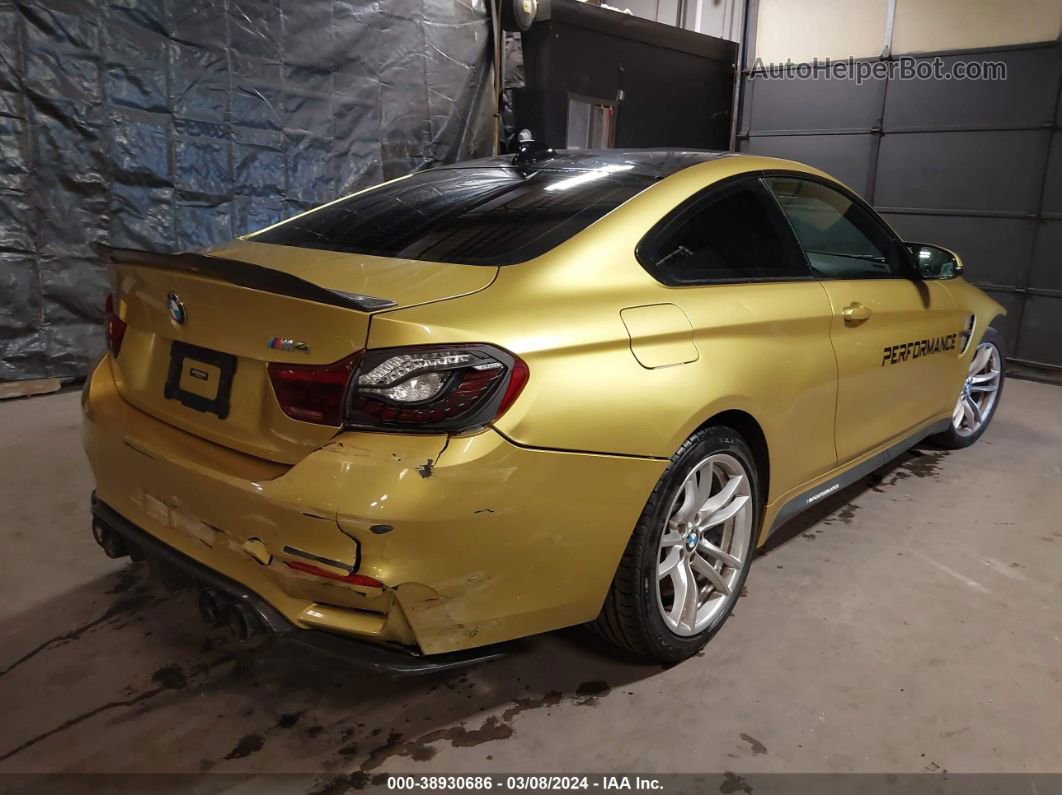 2016 Bmw M4   Yellow vin: WBS3R9C54GK337406