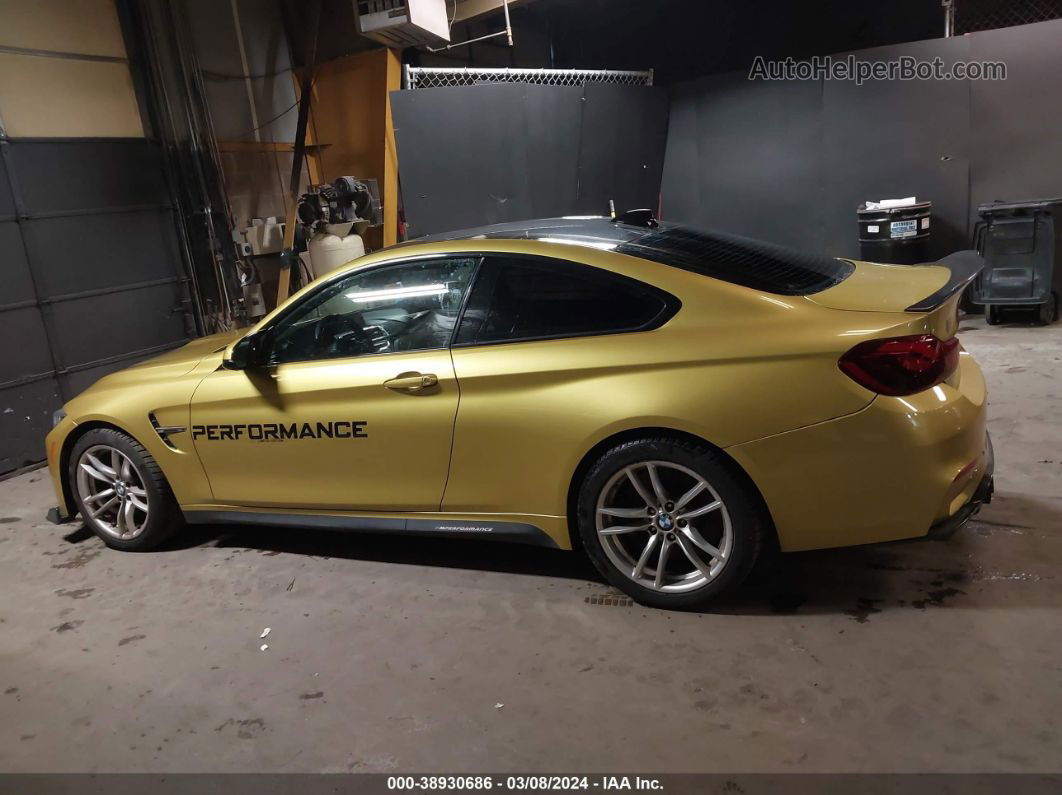 2016 Bmw M4   Yellow vin: WBS3R9C54GK337406