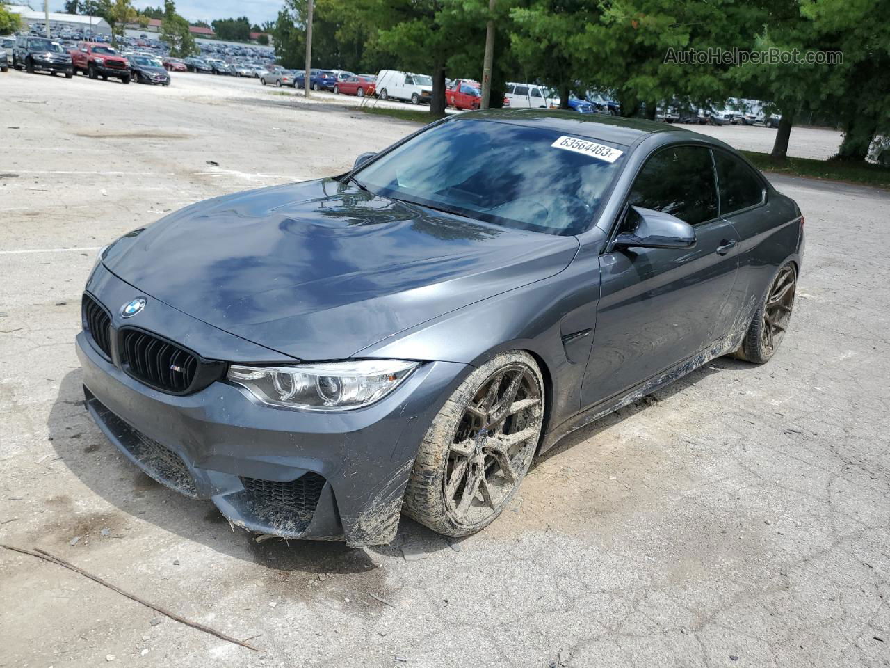 2016 Bmw M4  Charcoal vin: WBS3R9C54GK338667