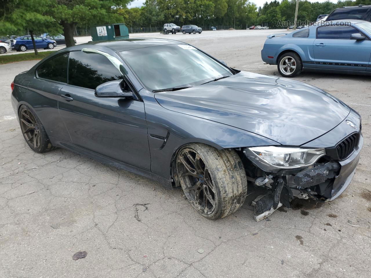 2016 Bmw M4  Charcoal vin: WBS3R9C54GK338667