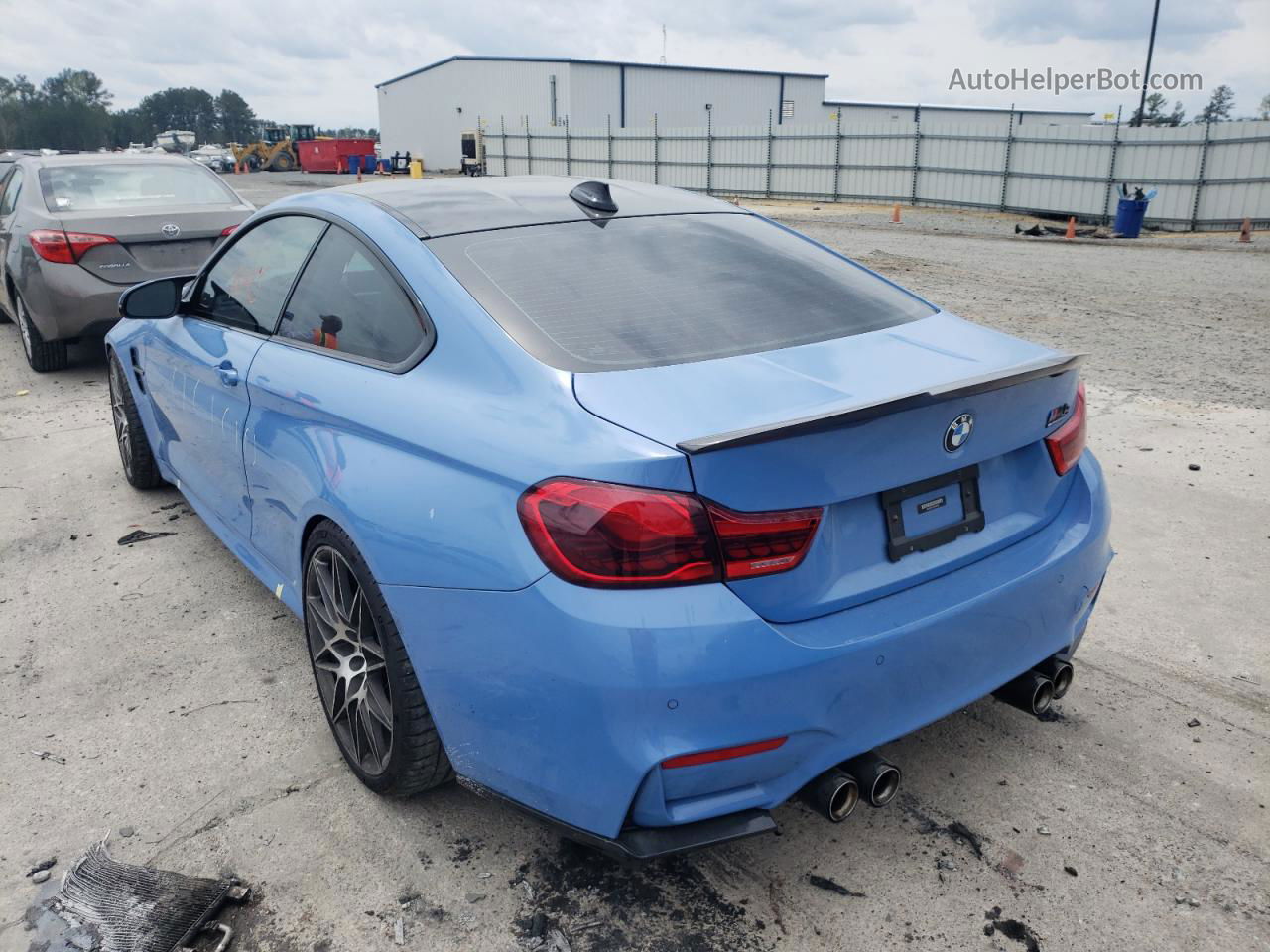 2016 Bmw M4  Blue vin: WBS3R9C54GK338846