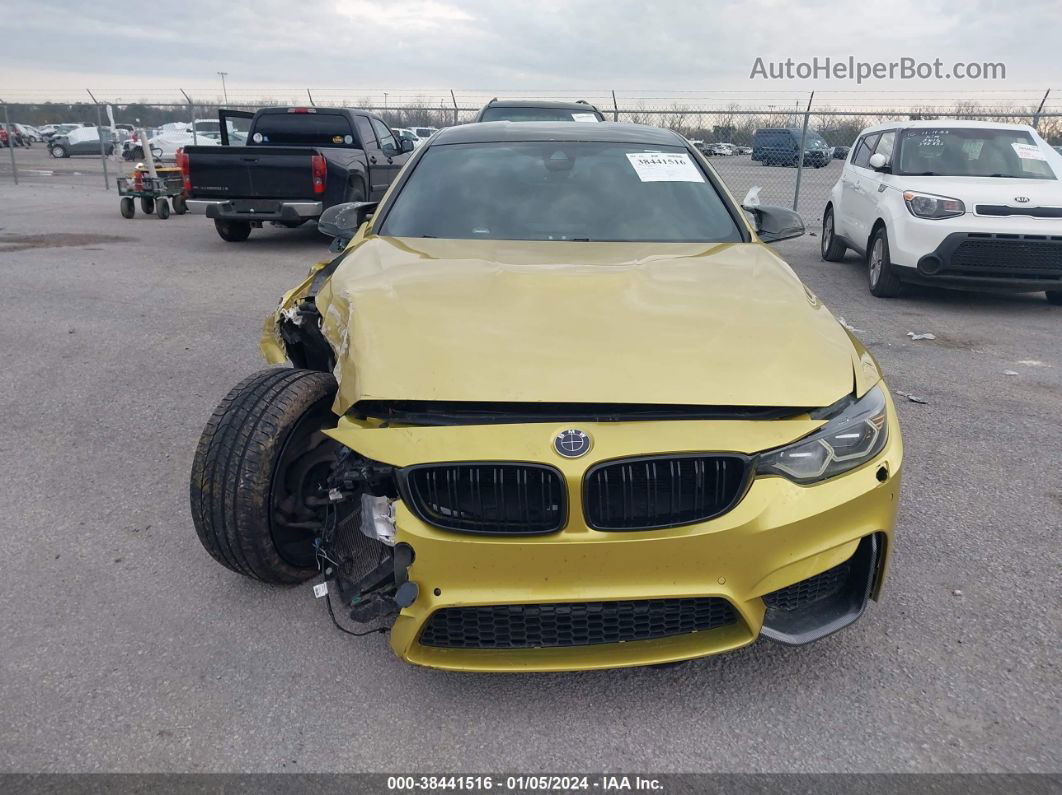 2015 Bmw M4   Yellow vin: WBS3R9C55FF708838