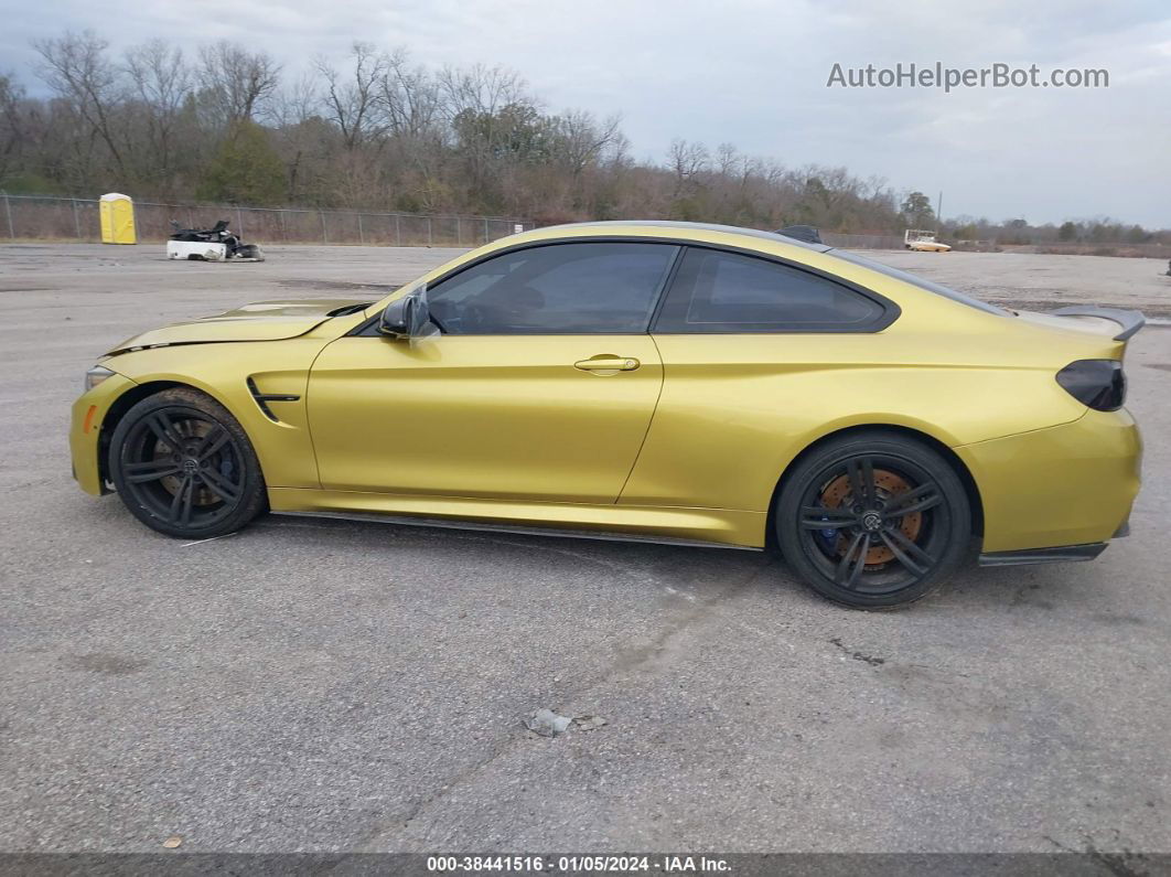 2015 Bmw M4   Yellow vin: WBS3R9C55FF708838