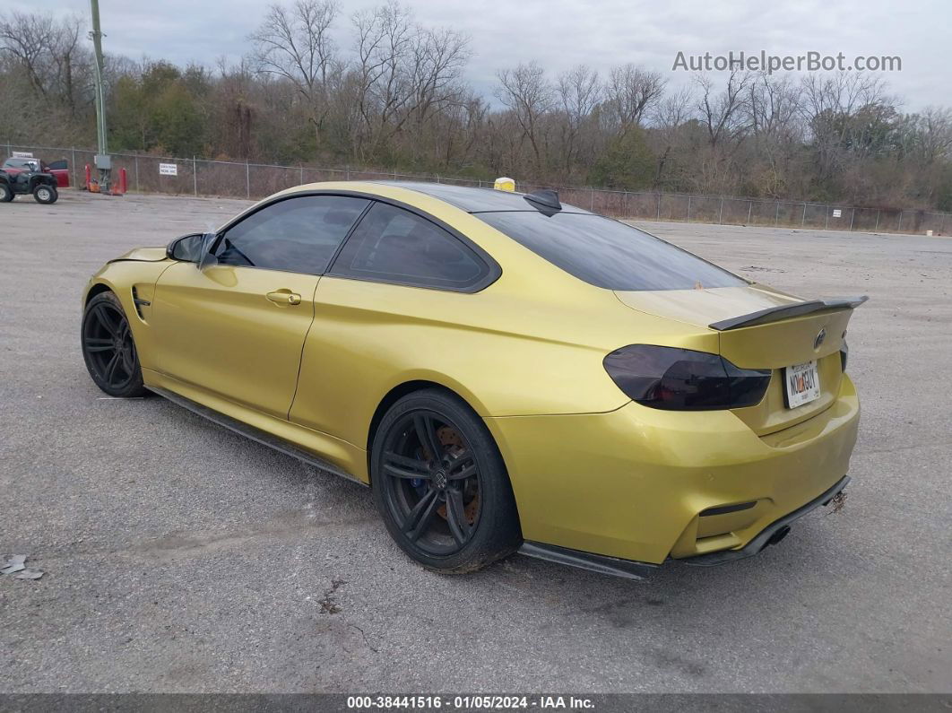 2015 Bmw M4   Yellow vin: WBS3R9C55FF708838