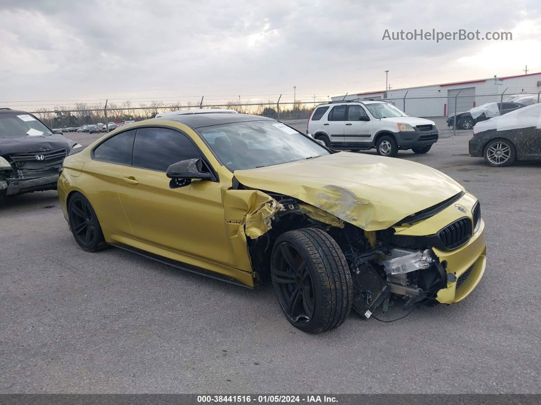 2015 Bmw M4   Yellow vin: WBS3R9C55FF708838