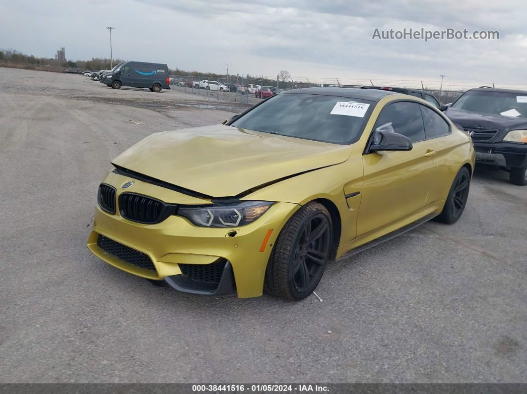 2015 Bmw M4   Yellow vin: WBS3R9C55FF708838