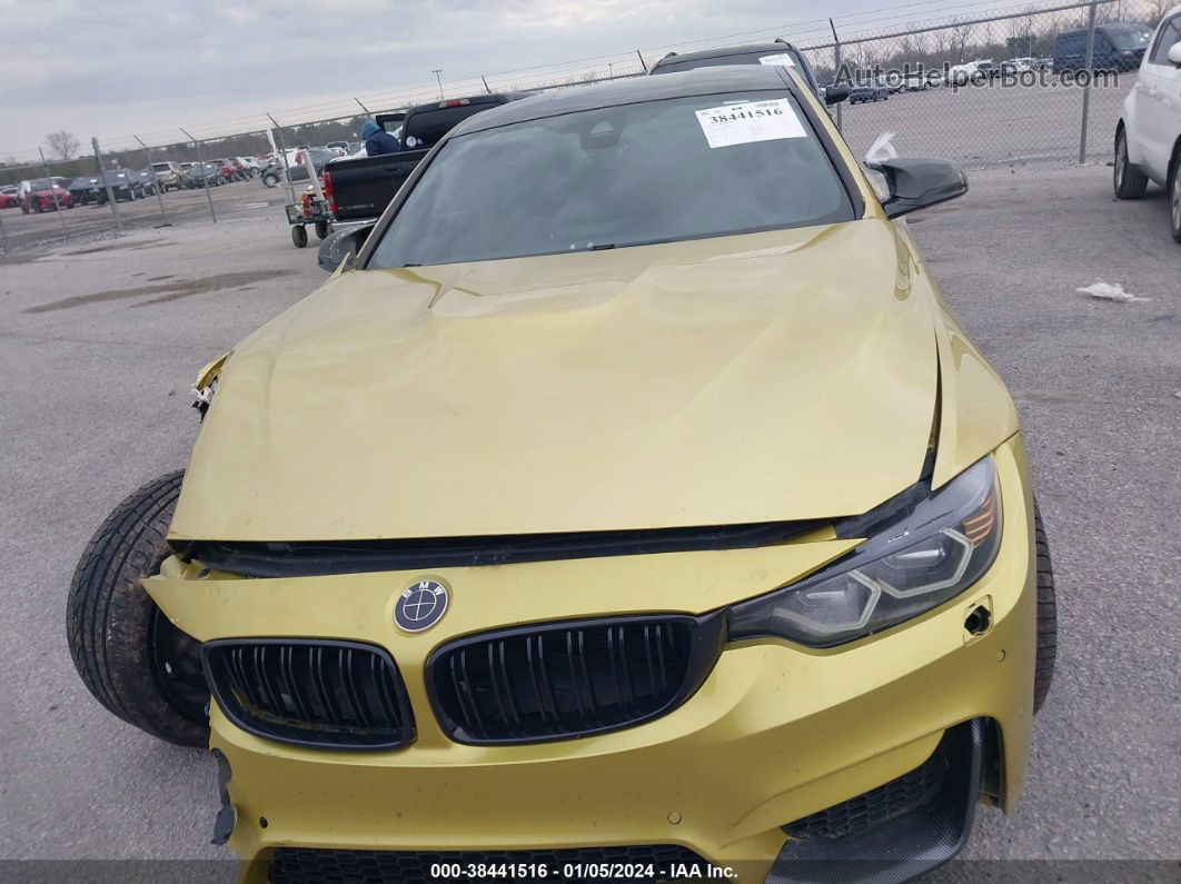 2015 Bmw M4   Yellow vin: WBS3R9C55FF708838