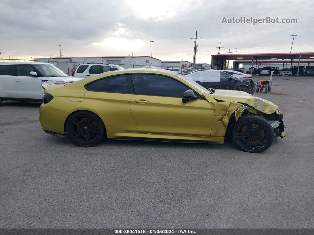 2015 Bmw M4   Yellow vin: WBS3R9C55FF708838