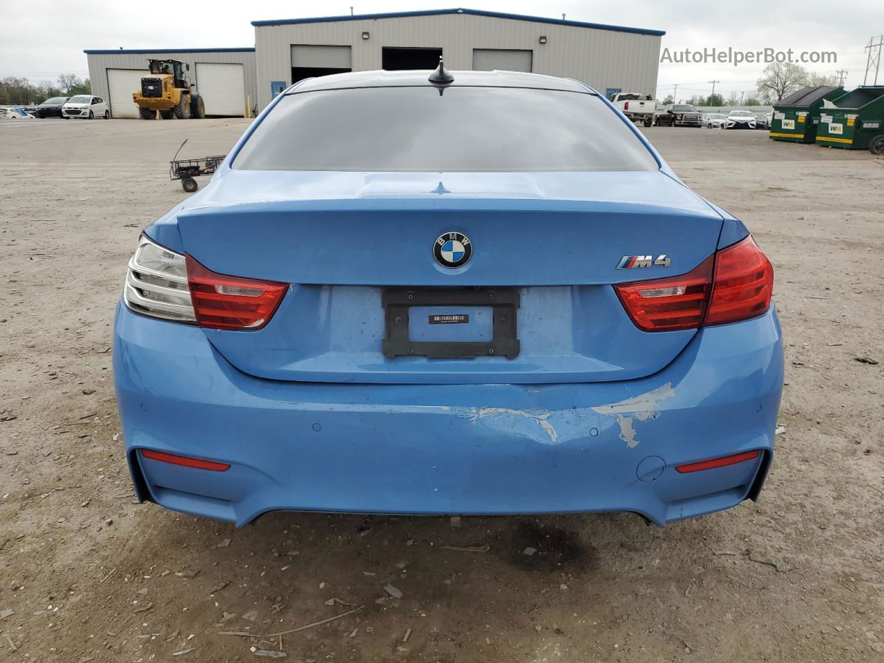 2015 Bmw M4  Blue vin: WBS3R9C55FK329779