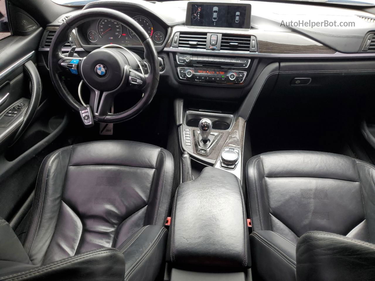 2015 Bmw M4  Синий vin: WBS3R9C55FK329779