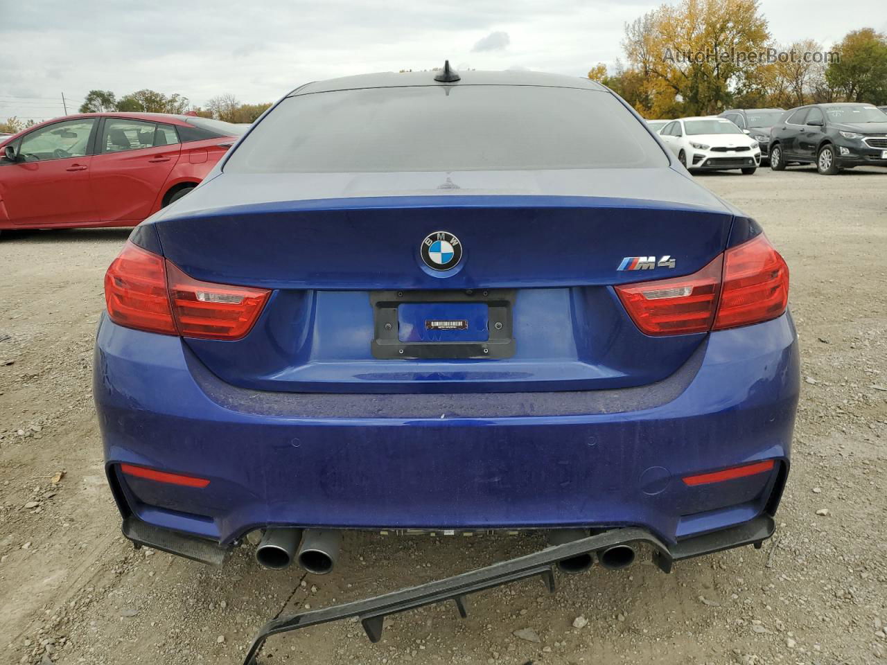 2015 Bmw M4  Blue vin: WBS3R9C55FK332164