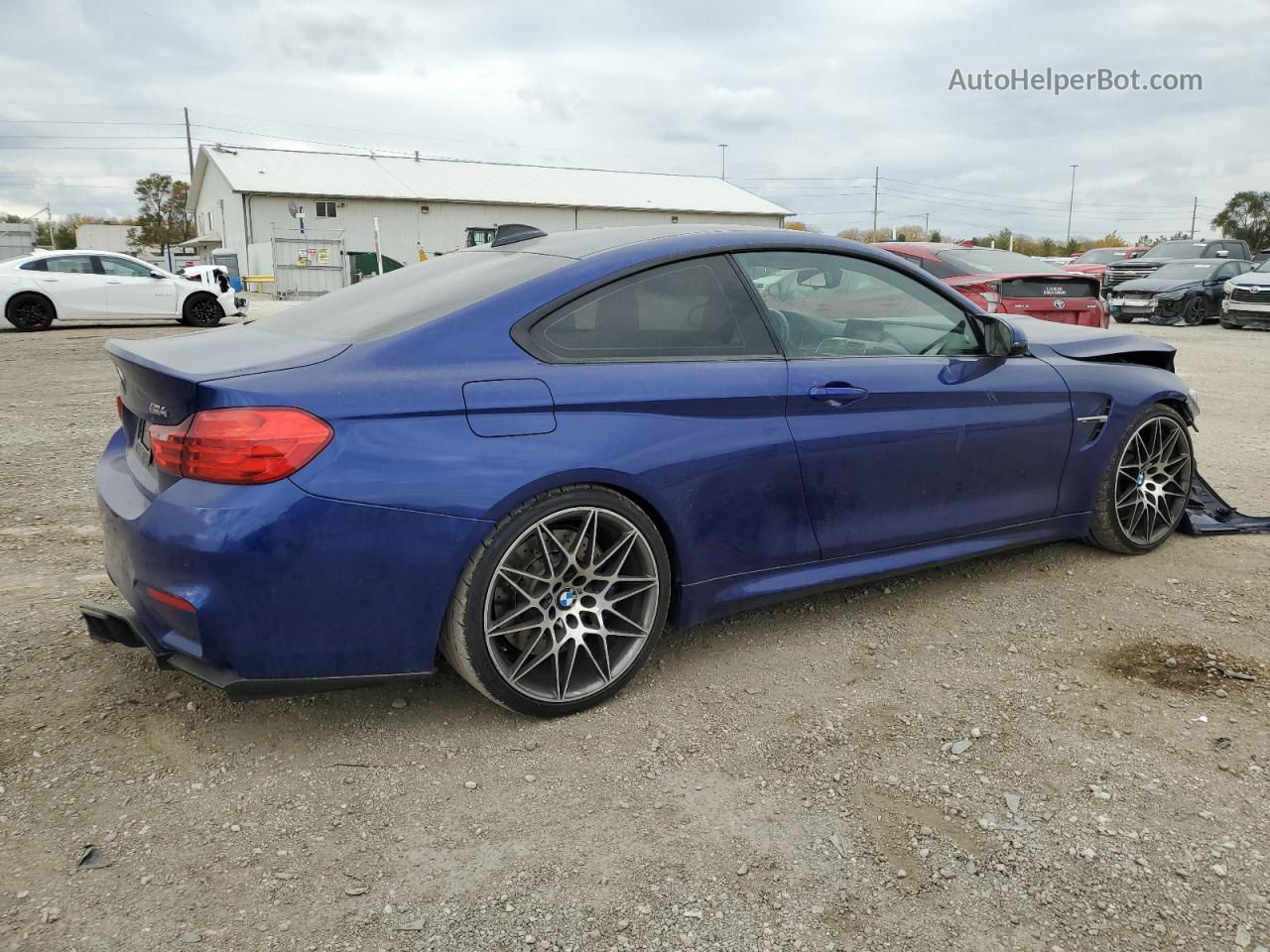 2015 Bmw M4  Blue vin: WBS3R9C55FK332164