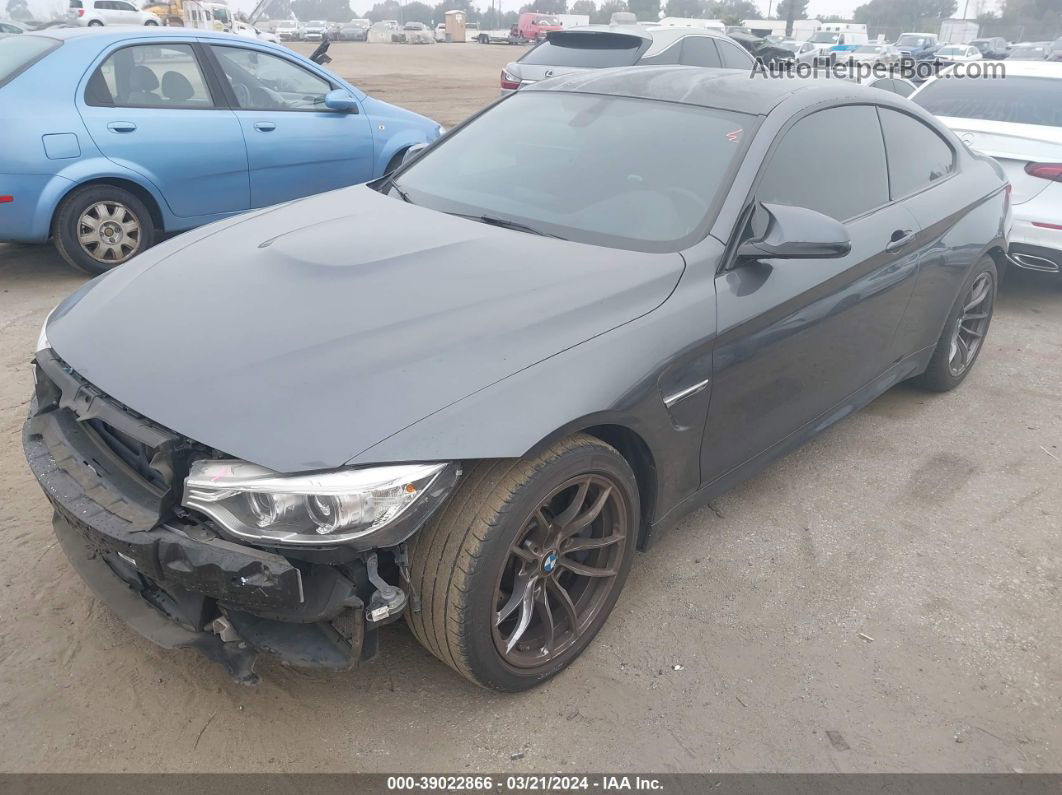 2015 Bmw M4   Gray vin: WBS3R9C55FK332715