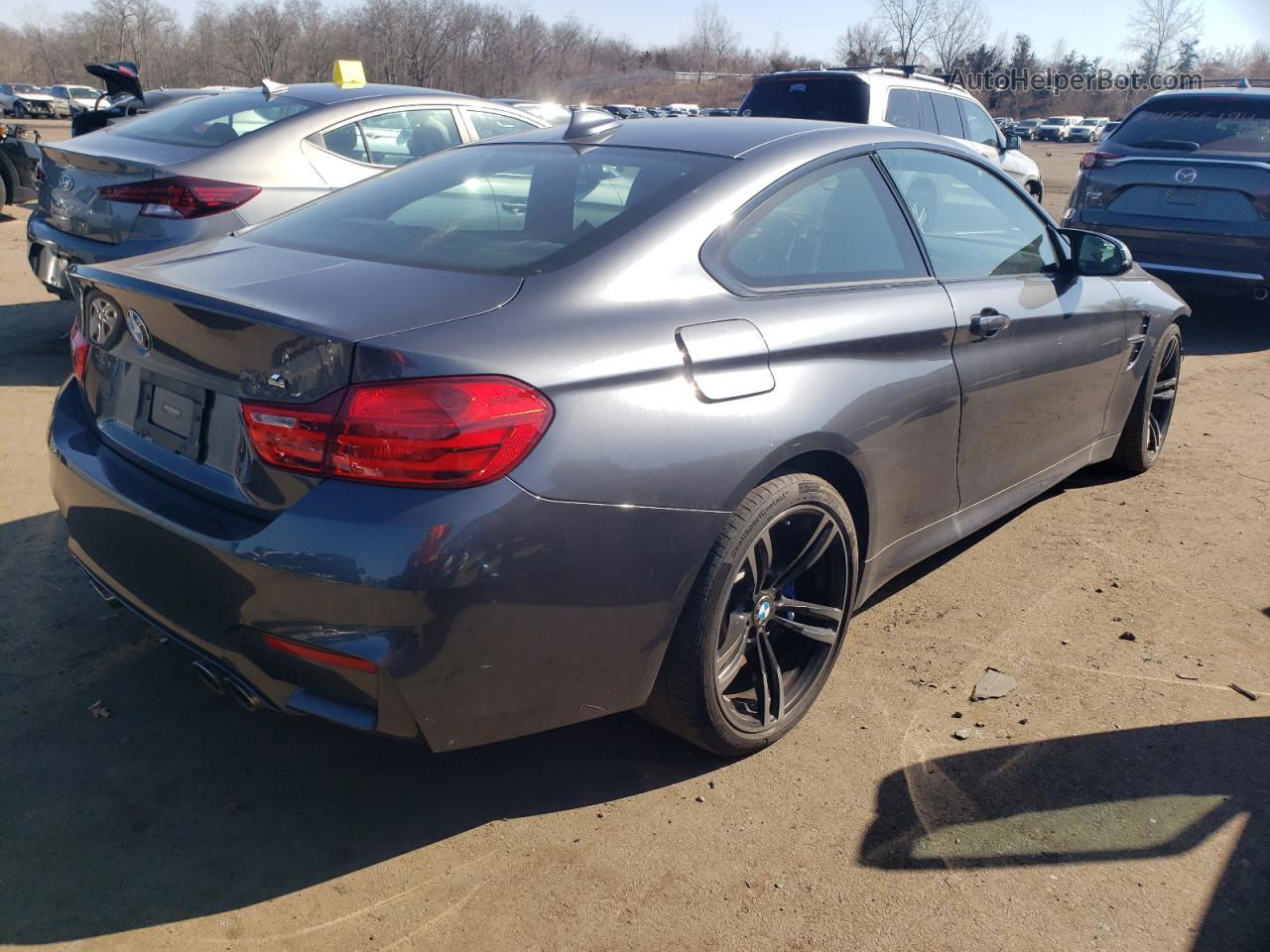 2016 Bmw M4  Gray vin: WBS3R9C55GK339018