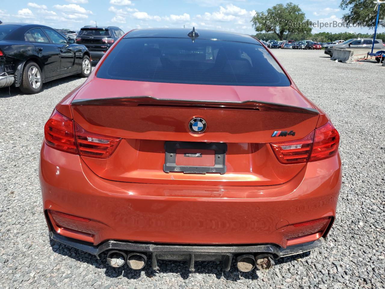 2015 Bmw M4  Orange vin: WBS3R9C56FK329709