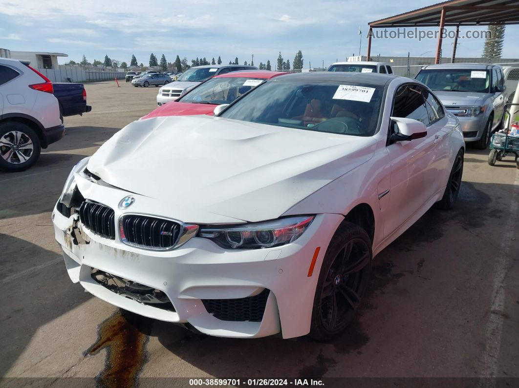 2015 Bmw M4   White vin: WBS3R9C56FK329886