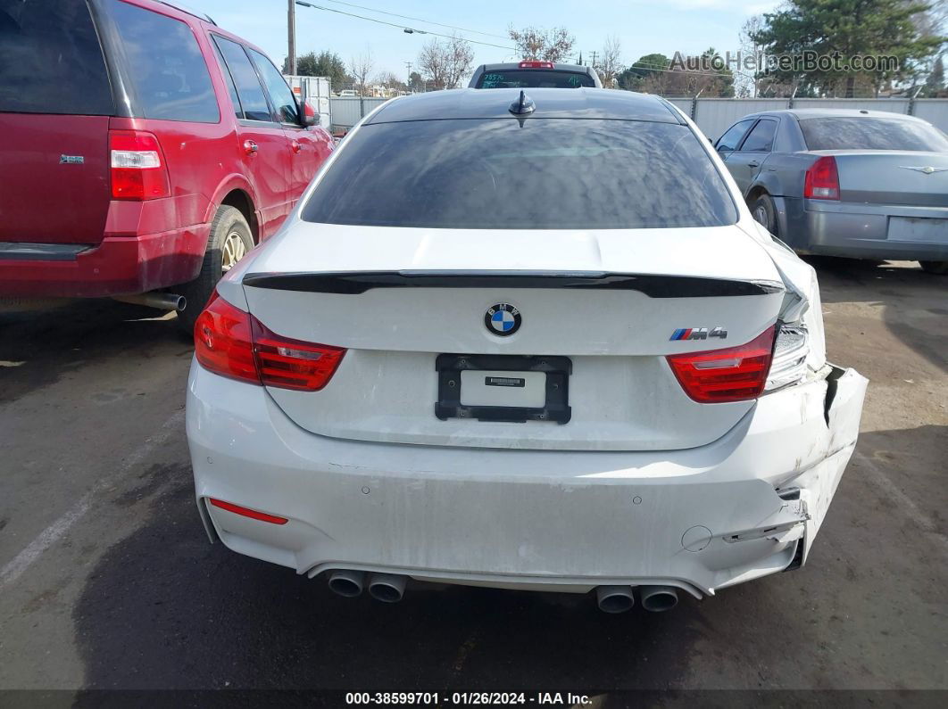 2015 Bmw M4   White vin: WBS3R9C56FK329886