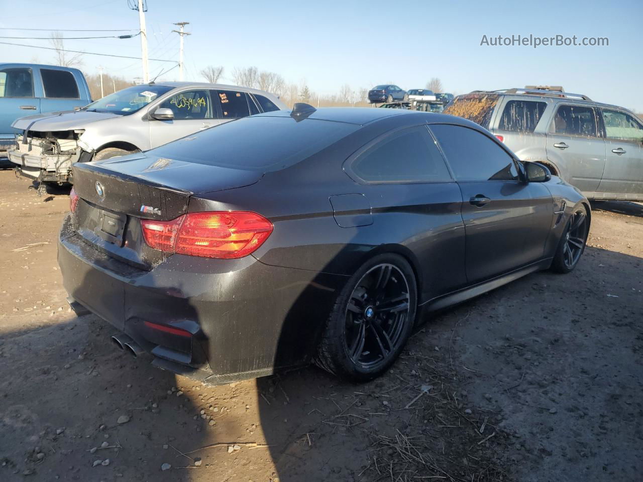 2016 Bmw M4  Black vin: WBS3R9C56GK335687