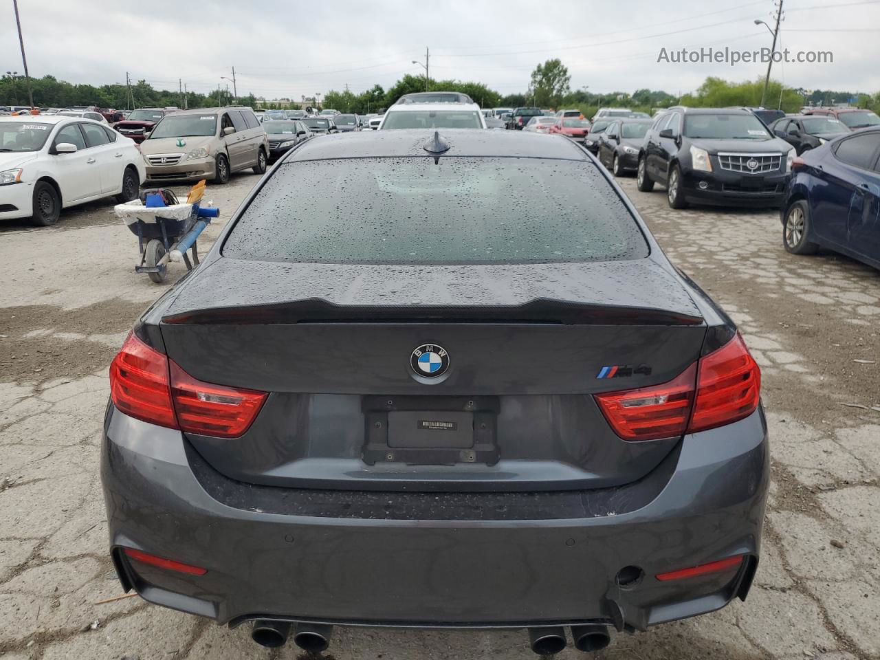 2016 Bmw M4  Black vin: WBS3R9C56GK335723