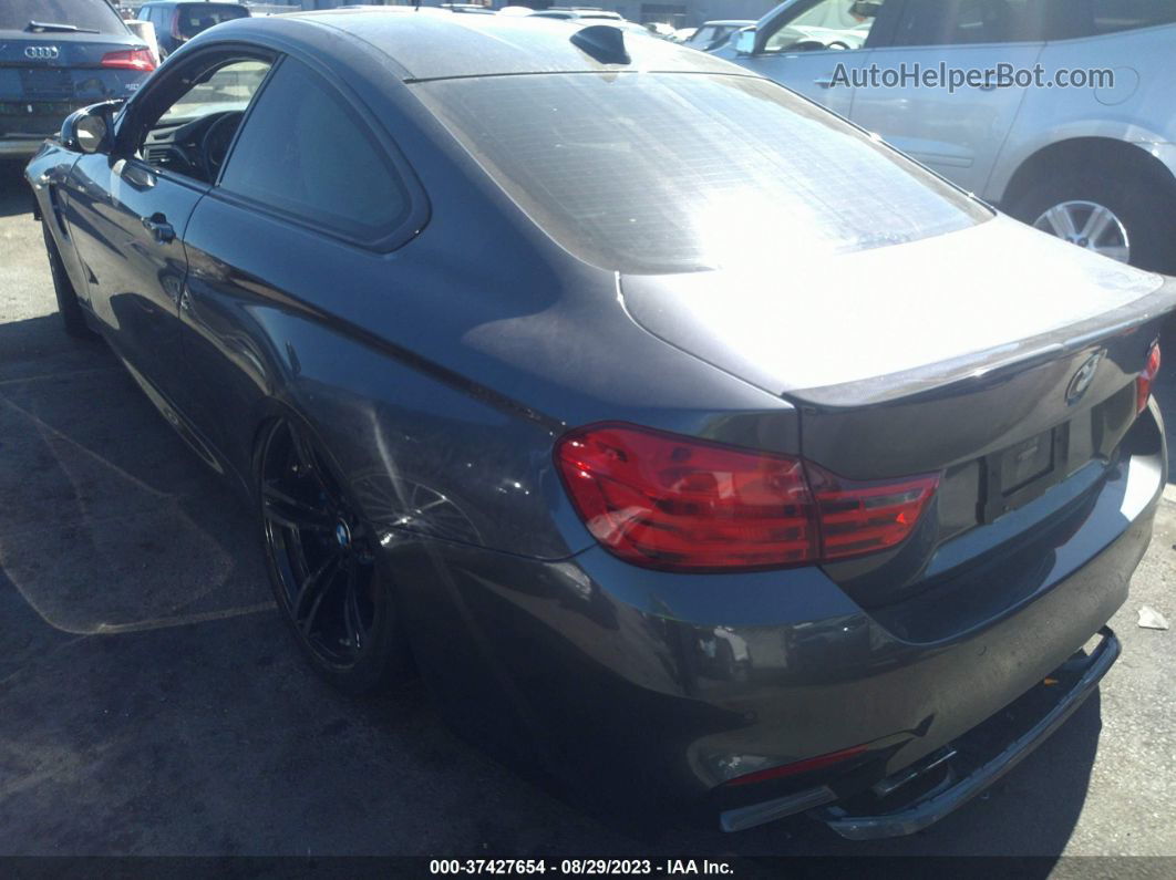 2016 Bmw M4   Gray vin: WBS3R9C56GK336712