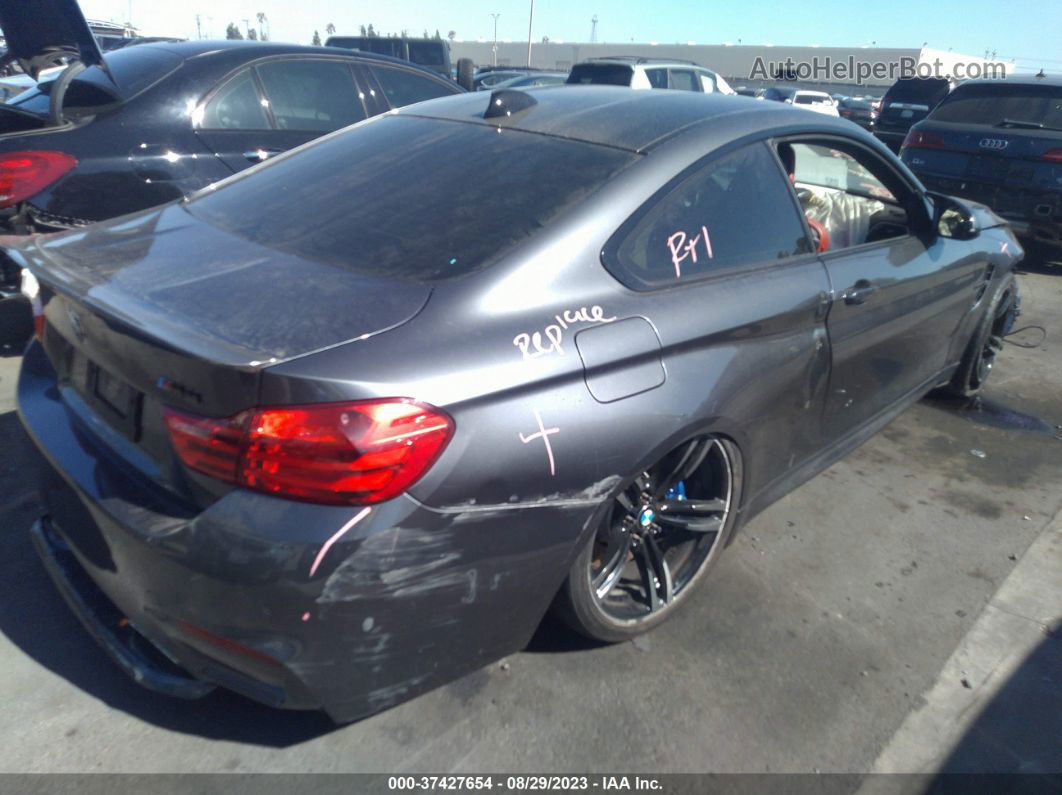 2016 Bmw M4   Gray vin: WBS3R9C56GK336712