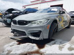 2016 Bmw M4 Gray vin: WBS3R9C56GK338878