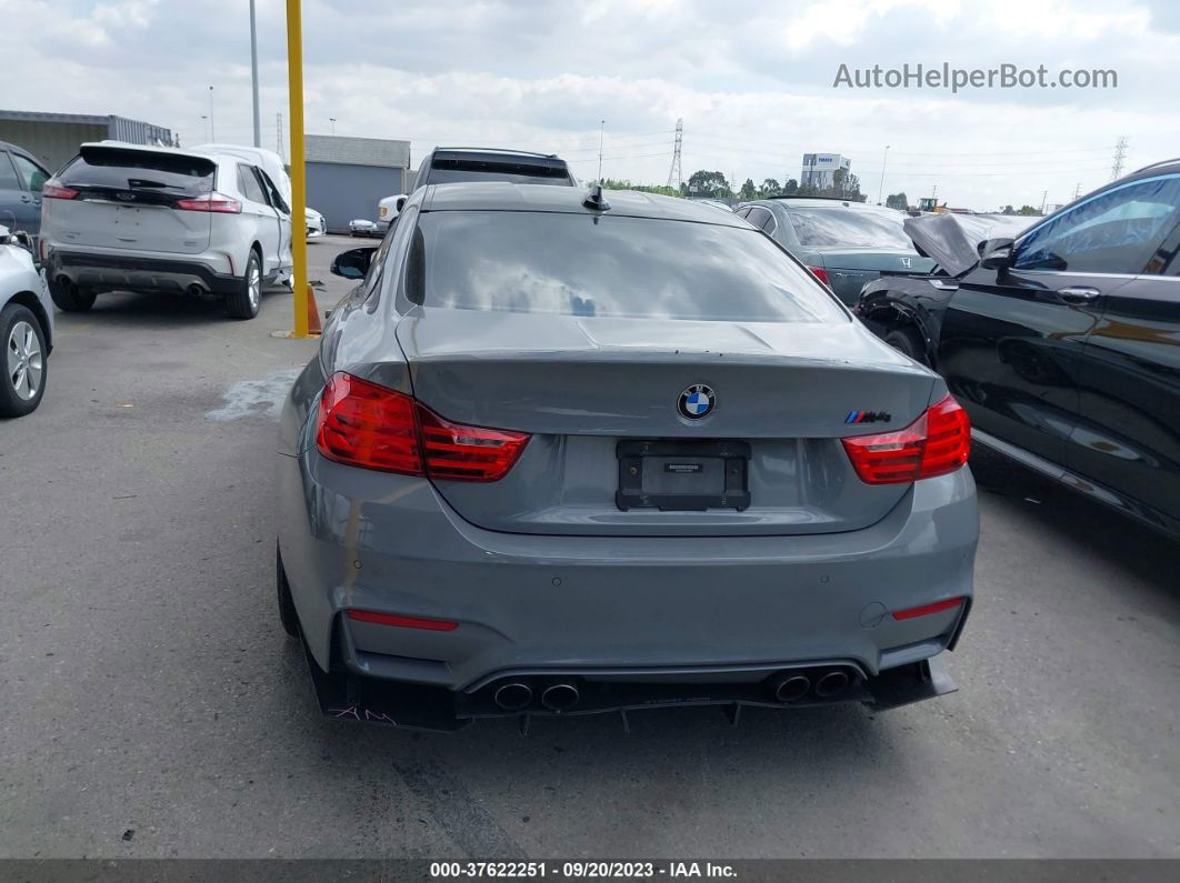 2016 Bmw M4 Gray vin: WBS3R9C56GK338878