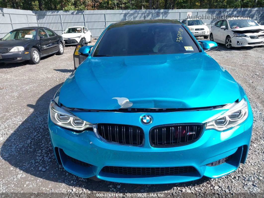 2015 Bmw M4   Синий vin: WBS3R9C57FF708999