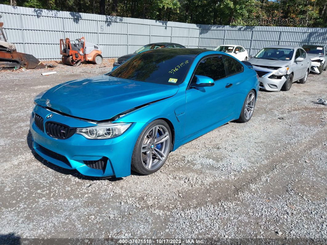 2015 Bmw M4   Синий vin: WBS3R9C57FF708999