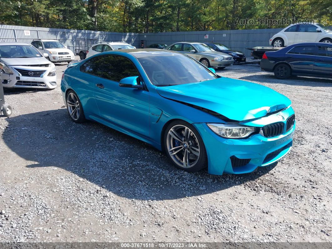 2015 Bmw M4   Синий vin: WBS3R9C57FF708999