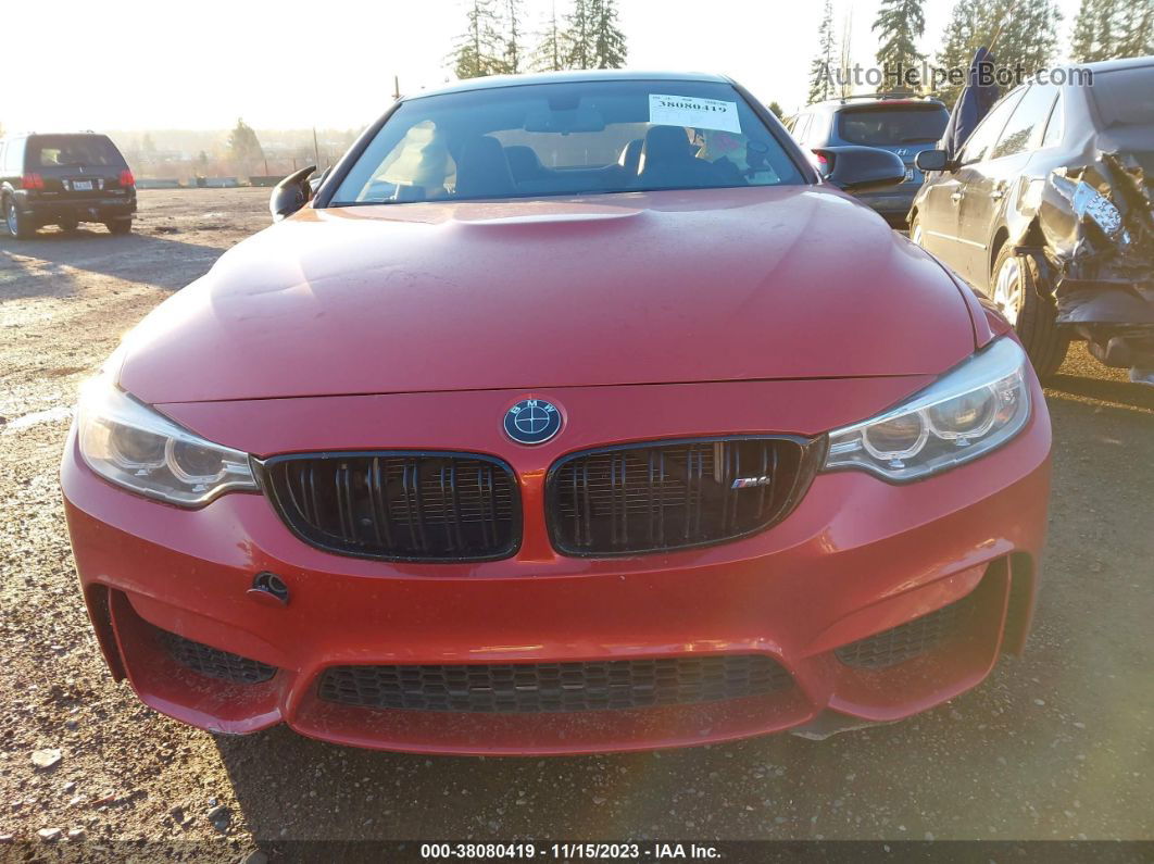 2015 Bmw M4 Orange vin: WBS3R9C57FK329847