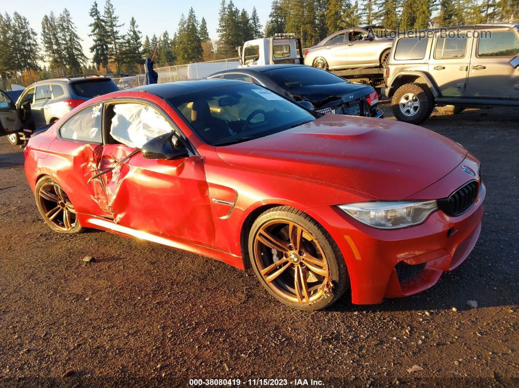 2015 Bmw M4 Orange vin: WBS3R9C57FK329847