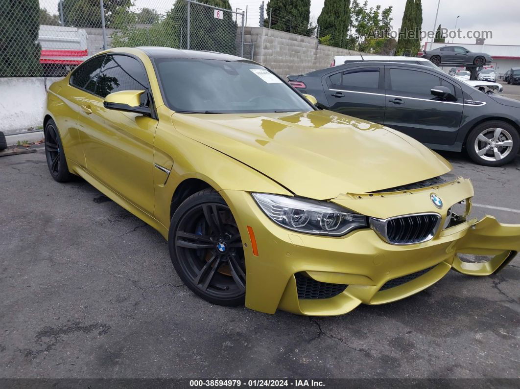 2015 Bmw M4   Gold vin: WBS3R9C57FK330609