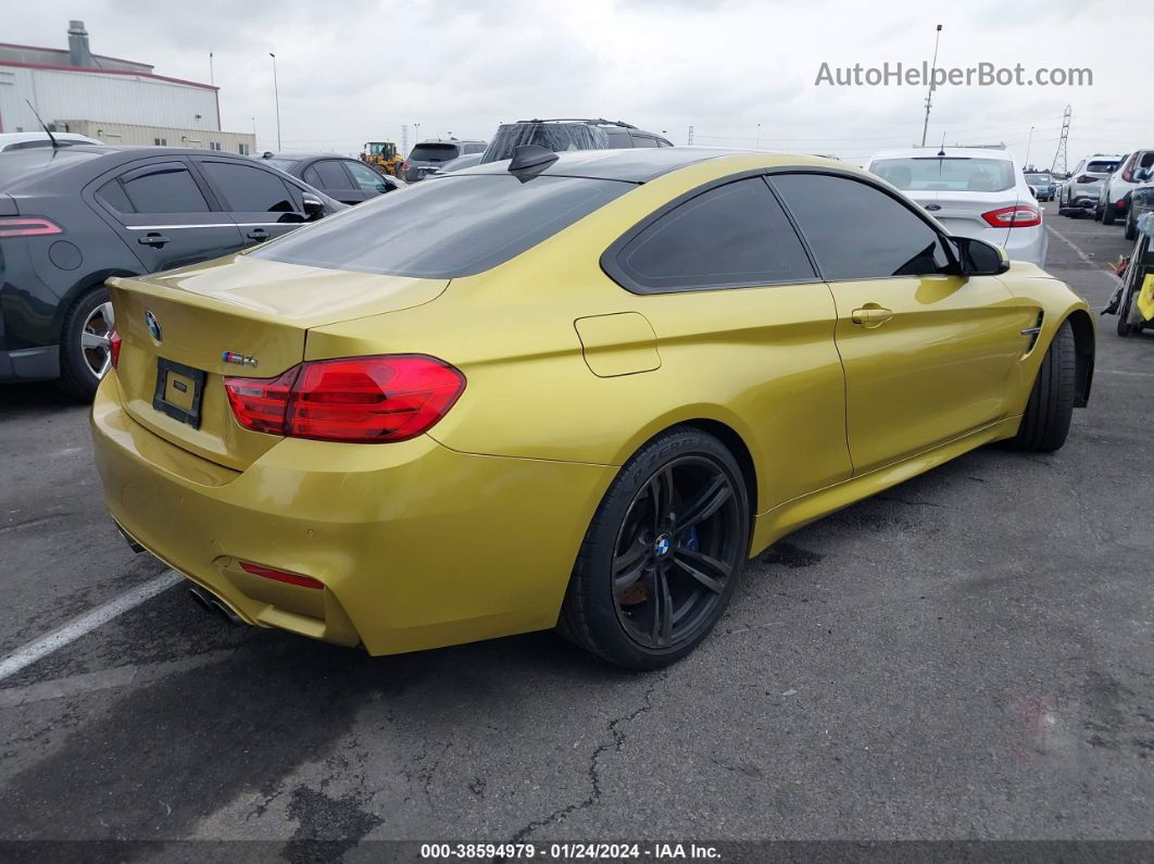 2015 Bmw M4   Gold vin: WBS3R9C57FK330609