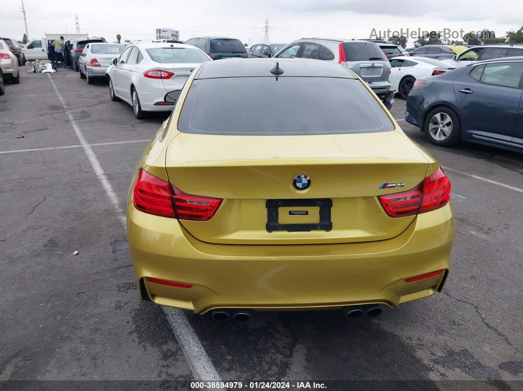 2015 Bmw M4   Gold vin: WBS3R9C57FK330609